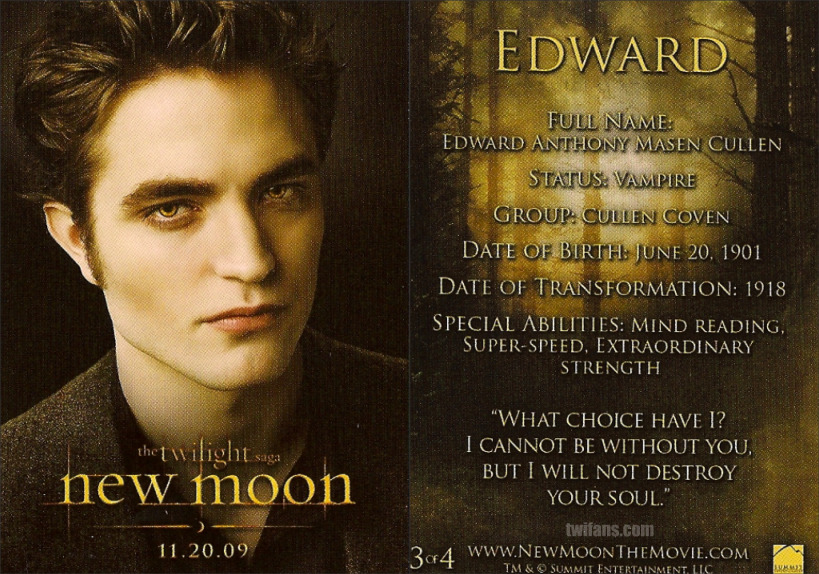 robert pattinson new moon edward cullen. Thanks: Robert Pattinson